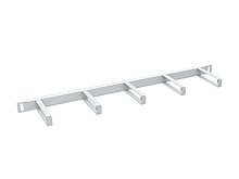 Solarix cable managment panel 19 0,5U, gray