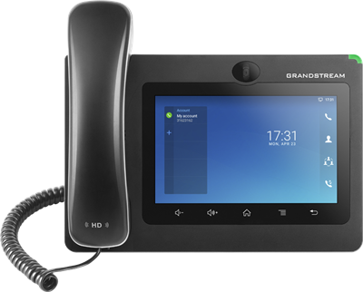 Grandstream GXV3370, Android, 6x SIP account, WiFi, BT and USB