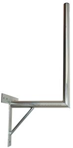 Antenna wall-mount L , lenght 25cm, height 70cm, d=42mm with strut