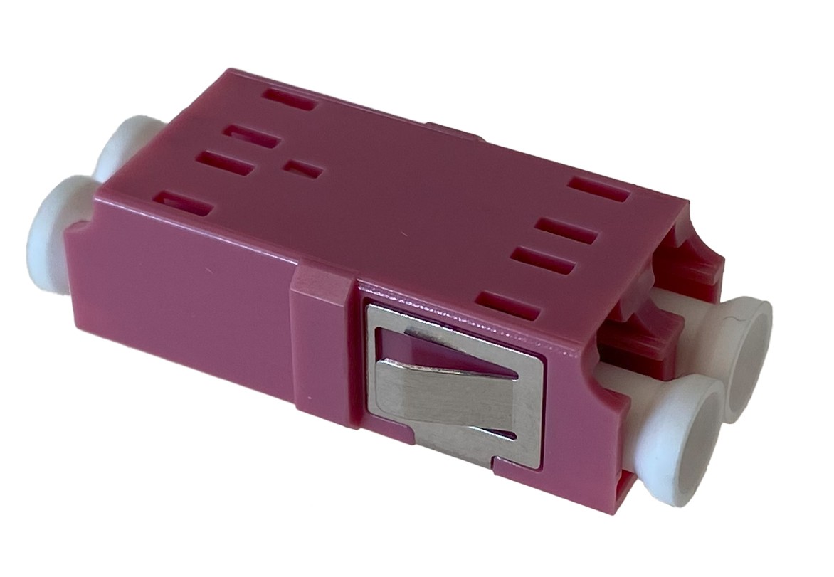 Masterlan fiber optic coupler LC-LC, UPC, Multimode, Duplex, without flange
