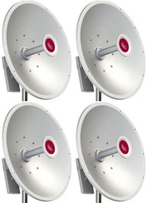 MikroTik MTAD-5G-30D3, mANT30, 30dBi Parabolic Dish antenna Dual 5GHz, 2x RPSMA, standard type mount - 4pack