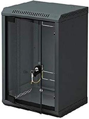 10 piece rack 4U/260 TRITON glass door, black