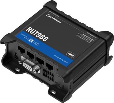 Teltonika RUT986, Industrial 4G Wi-Fi 4 router