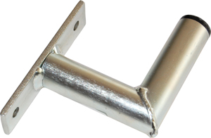 Antenna wall-mount L lenght 10cm, height 10cm, d=28mm with strap base