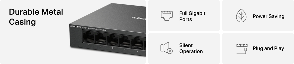 MERCUSYS MS108GS Banner