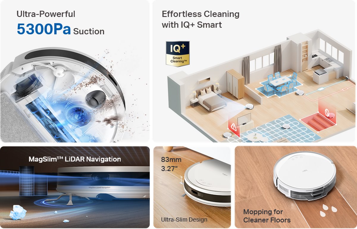 Tapo RV30 Plus Robot Vacuum Cleaner