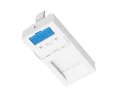 Solarix SXF-M-1-22,5-WH-P, French style module, 1x keystone, 22.5x45mm