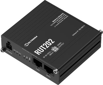 Teltonika RUT202, Industrial 4G Wi-Fi 4 router