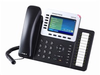 Grandstream GXP-2160, 4.3  color display, 6x SIP, 2x 10/100/1000 ports, PoE, HD audio, conferencing, Bluetooth