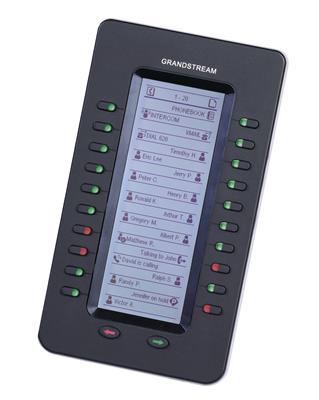 Grandstream GXP2200EXT, expansion module, LCD display, 40 BLF keys (compatible with GXP2170, GXP2140, GXV3240)
