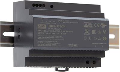 MEAN WELL HDR-150-12, DIN rail power supply, 12V, 136W
