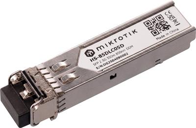 MikroTik SFP module HS-85DLC05D, MM, 20km, 1G/2.5G, 850nm