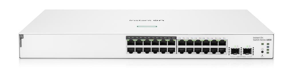 HPE NW Instant On 1830 24G CL4 PoE 2SFP 195W