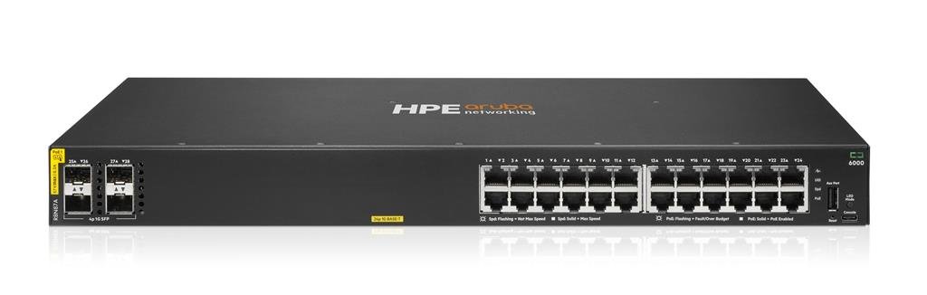 HPE Networking CX 6000 24G CL4 PoE 4SFP 370W