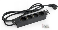 TRITON 10  distribution panel 4x230V DIN - 2m, black