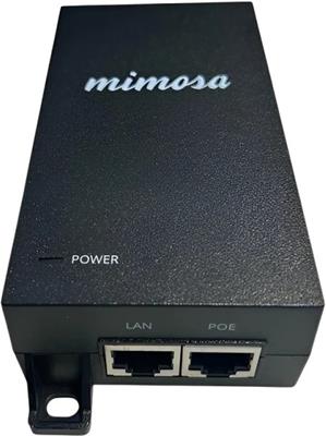 Mimosa 502-00030, Gigabit passive PoE injector, 24V, 30W