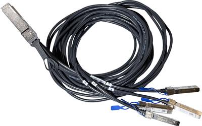 MikroTik DQ+BC0003-DS+, QSFP56 200G to 4x SFP56 50G DAC cable
