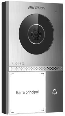 Hikvision DS-KV7413EY-IME2 - 2-wire intercom, HD camera, M1 card reader, 1x button, surface mount