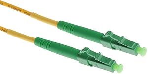 Masterlan fiber optic patch cord, LCapc/LCapc, Simplex, Singlemode 9/125, G.657.A1, 0,5m