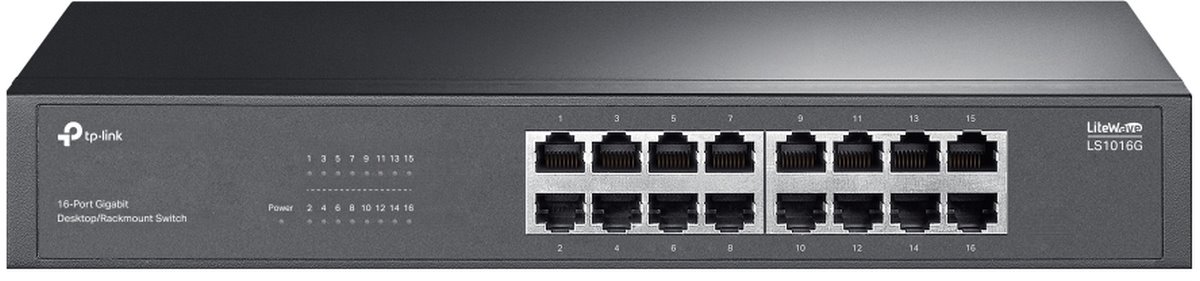 TP-Link LS1016G - 16-port Gigabit desktop/rackmount switch