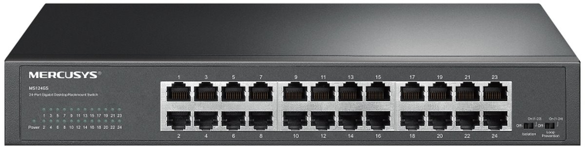 MERCUSYS MS124GS 24ports Gigabit desktop/rackmount switch