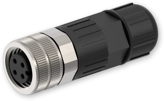 Teltonika PR40119K M12 A, 4-Pin, Female Connector