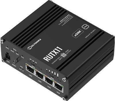 Teltonika RUTX11, Industrial 4G Wi-Fi 5 router