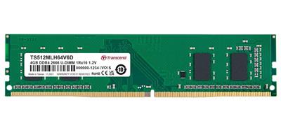 Transcend memory 4GB DDR4 2666 U-DIMM 1Rx16 512Mx16 CL19 1.2V