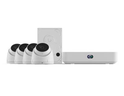 Ubiquiti Network Video Recorder Instant Kit, kit with 4 cameras
