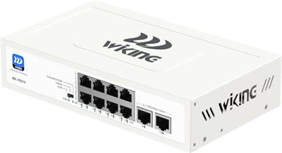 Wiking WK-PS310 PoE switch, 10x LAN/8x PoE, 1Gb, 76W