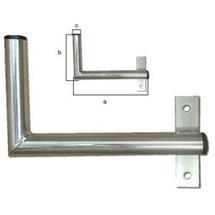 Antenna wall-mount to the window L lenght 25cm, height 12cm, d=28mm with right strap